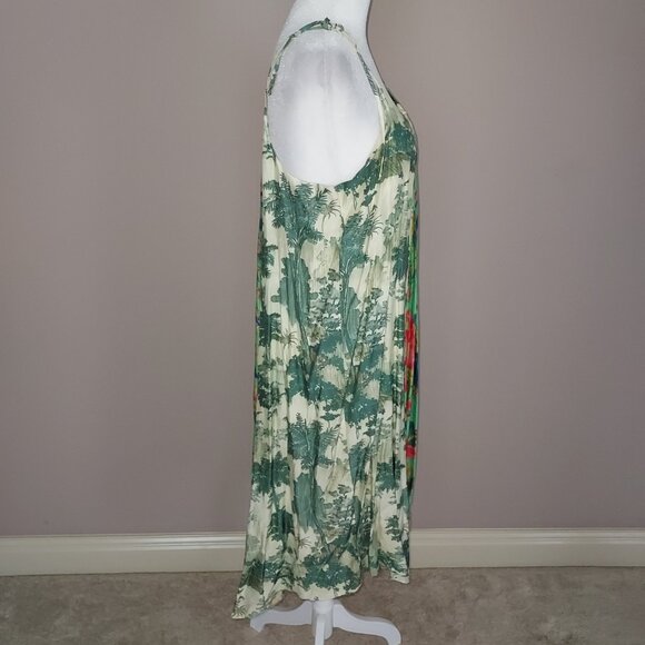 Maeve by Anthropologie Silk Blend Santee Swing Dress Size Small - Picture 3 of 7